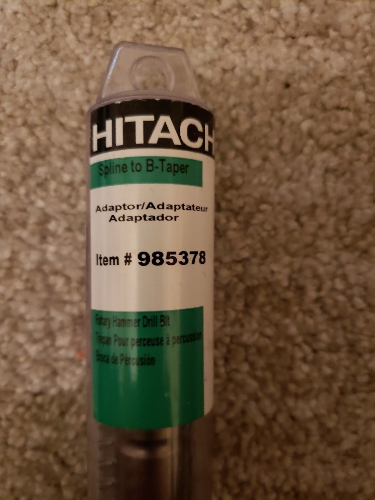 HITACHI Spline Shank B Taper Adapter 985378