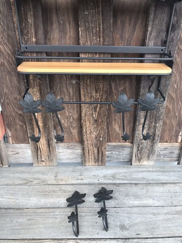 Longaberger Wrought Iron Original Spice Rack 3 Levels W Hooks Too