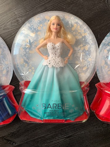 Alle Drei Happy Holidays Barbie, Niki und Teresa Puppen 2016 