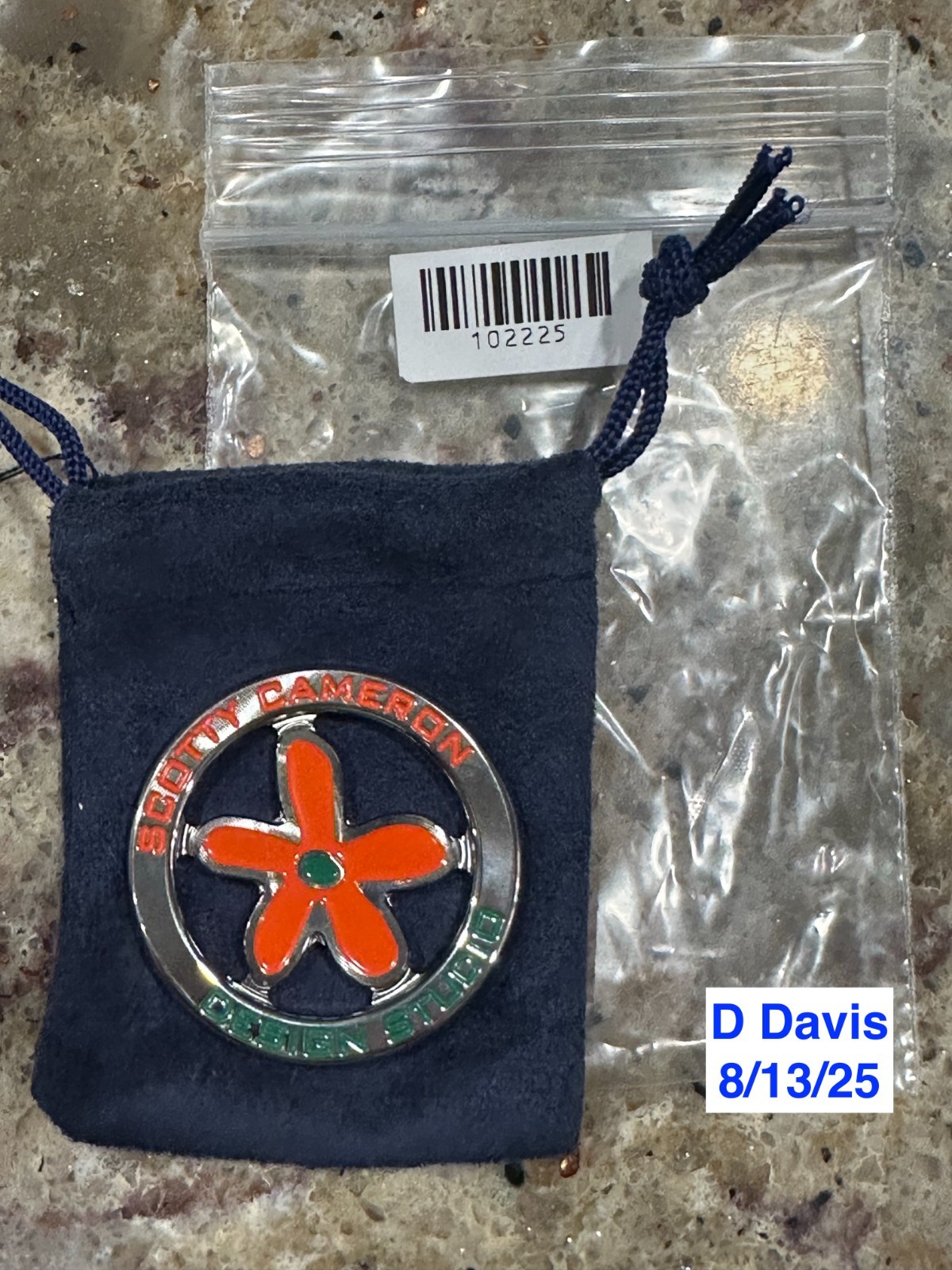 Scotty Cameron Flower Coin Marker — Hawaiian Open — Ball