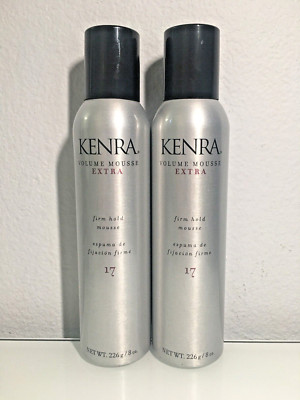 Kenra Volume Mousse Extra Firm Hold Mousse 8 oz 2 Bottles