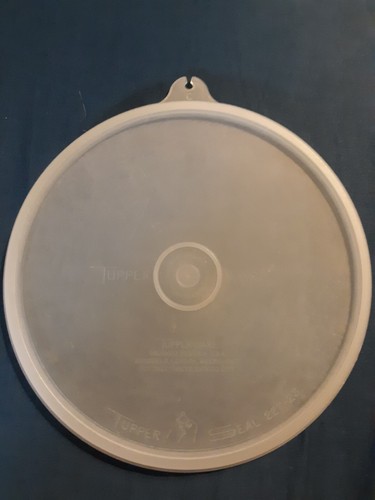 Vintage Tupperware Tupper Seal 227-23 C Tab 6.25” Sheer