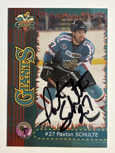 PAXTON SCHULTE BELFAST GIANTS ICE HOCKEY CLUB 2001 #16