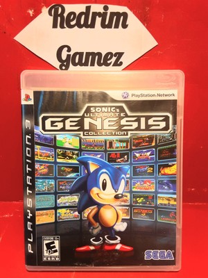 Sonic Ultimate Genesis Collection COMPLETE Sony PS3 Black Label Video Games