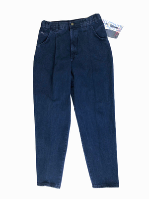 High waisted jeans without back pockets top