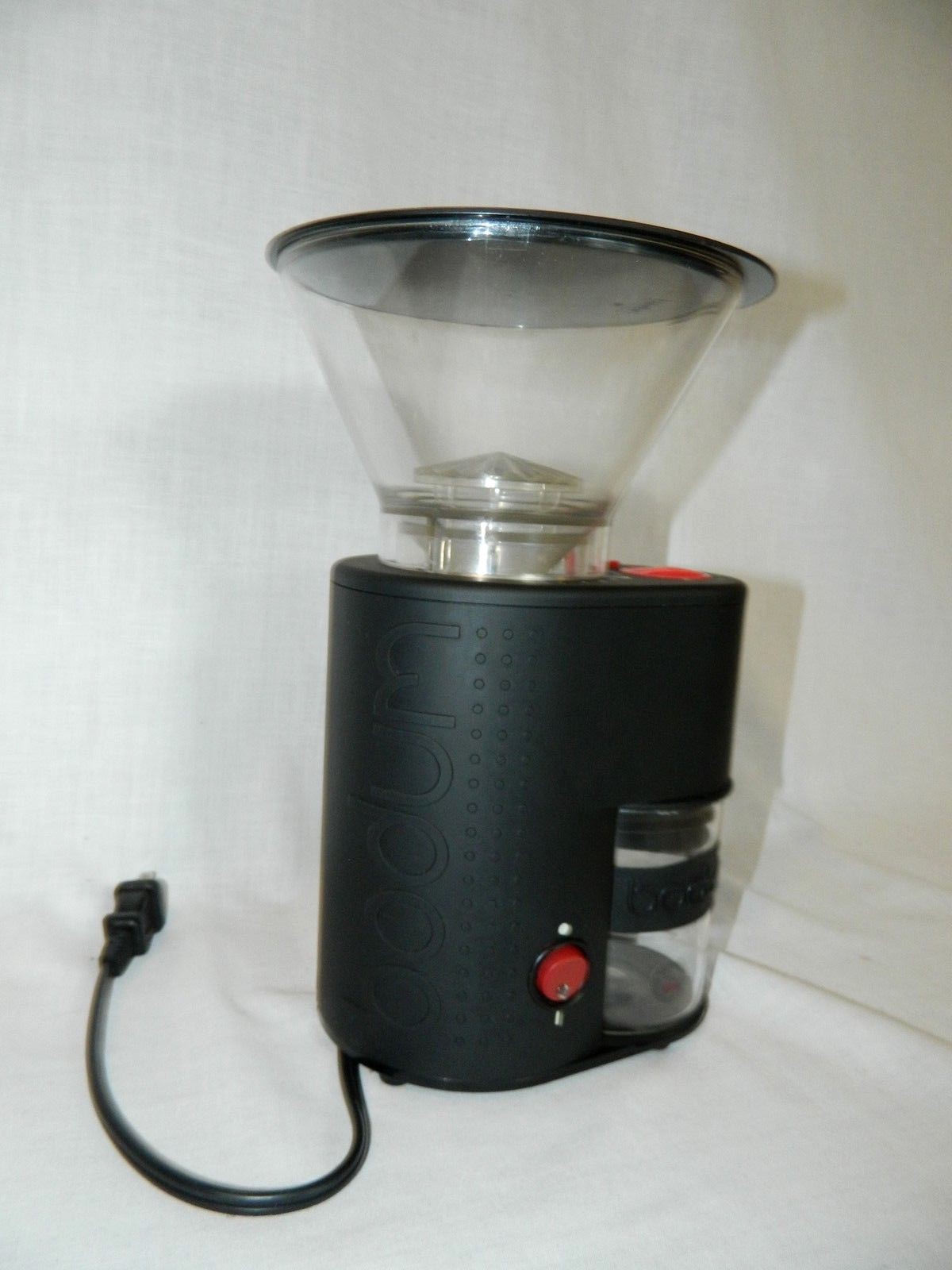 Bodum Bistro Burr Electric Coffee Grinder Black 10903 Continuously Adjustable