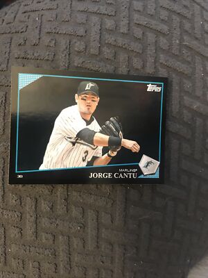 2009 Topps Wal Mart Black Border Florida Marlins Baseball #238 Jorge Cantu (b)