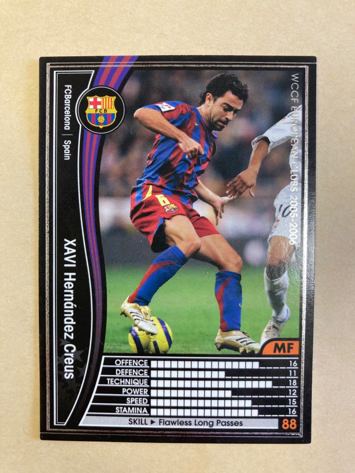 99シリ Xavi Hernandez 直筆サイン パラレル Auto シャビ