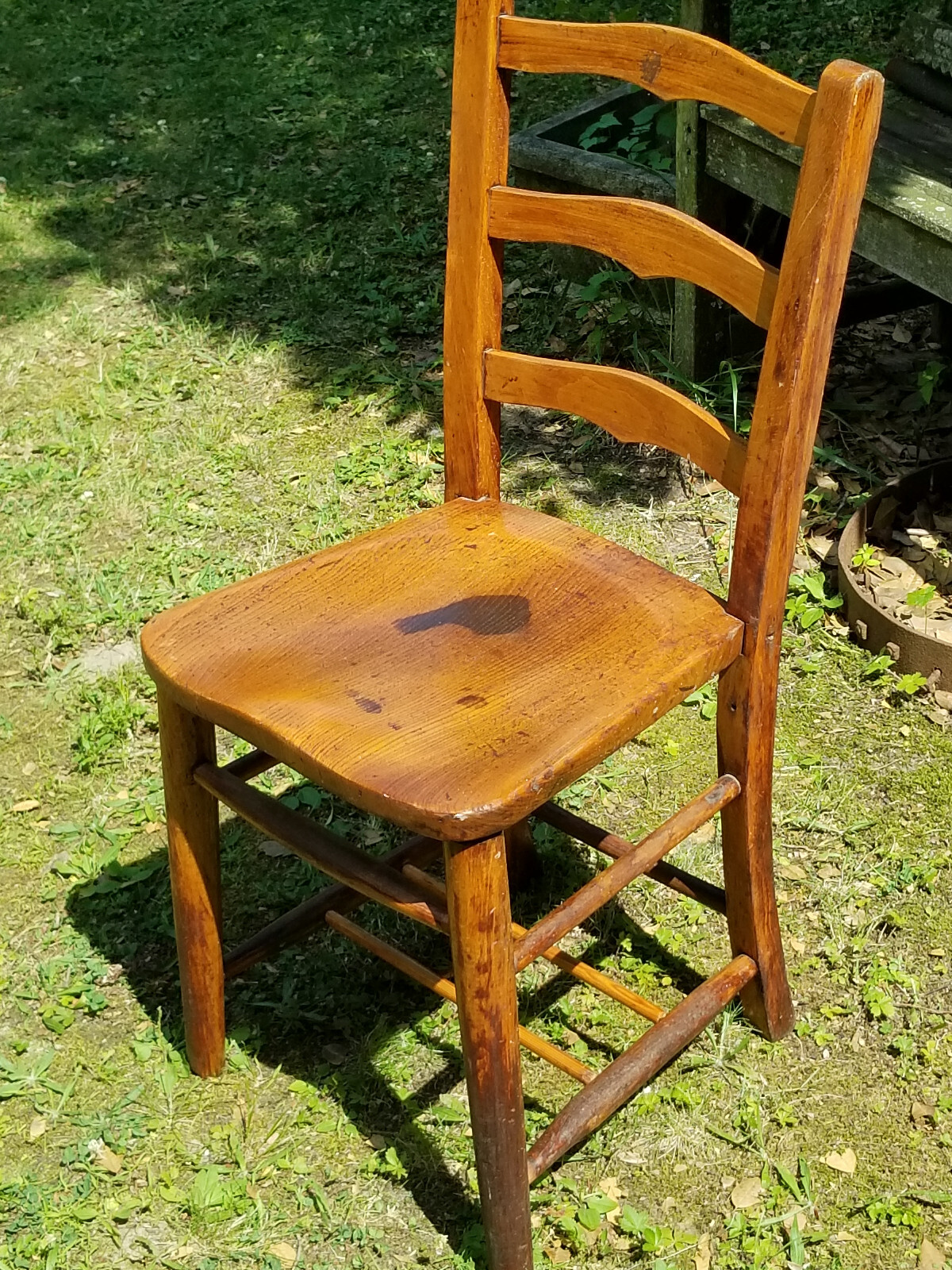 ANTIQUE WOODEN OAK CHAIR | eBay