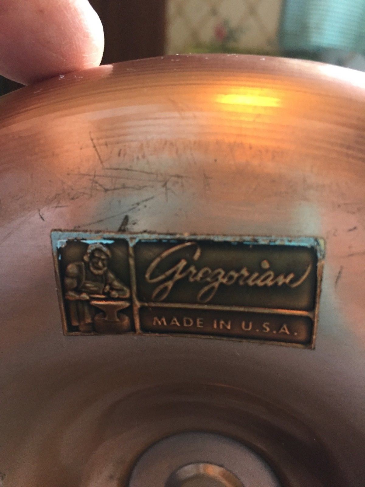 Copper lamp
