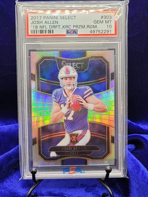 2017 Josh Allen Select 2018 XRC Prizm Silver #303 Rookie PSA 10 RC