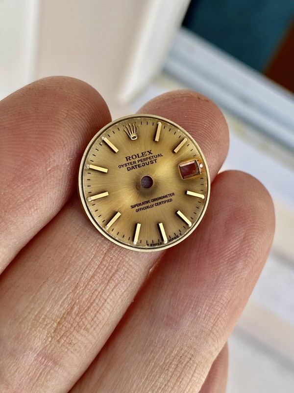 Cadran Rolex Datejust 26 69173 Authentique Guenine