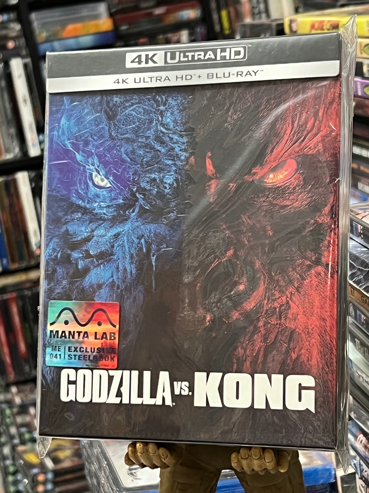 Godzilla Vs Kong Manta Lab Full Slip 4K UHD Blu-ray Steelbook! BRAND NEW Godzilla Vs Kong Manta Lab Full Slip 4K UHD Blu-ray Steelbook! BRAND NEW