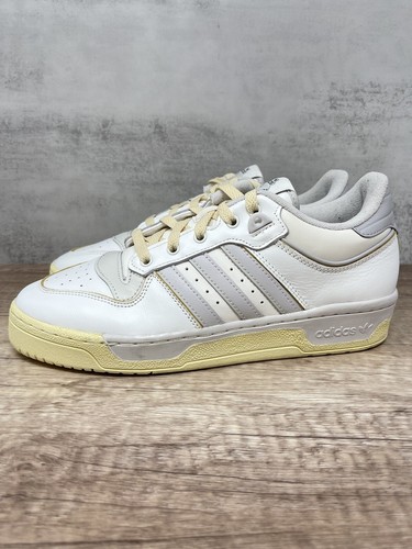 Adidas Rivalry Low 86 Core White Size 8 Mens Grey Yellow