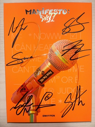 ENHYPEN ニキ 直筆サイン ポラロイド MANIFESTO:DAY1 ENHYPEN [MANIFESTO : DAY 1] Autographed Signed Album | eBay