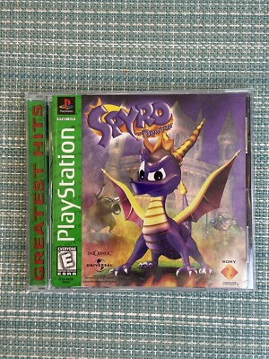 Spyro the Dragon Greatest Hits PlayStation 1 PS1 Complete CIB w/ Manual  TESTED
