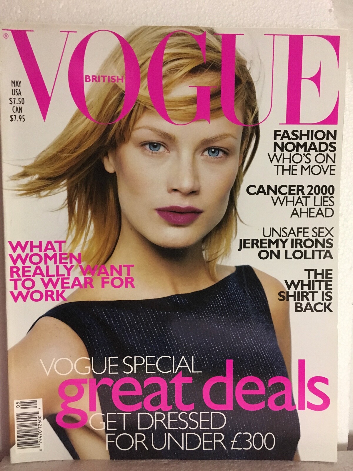 Vogue　may 1998 Carolyn Murphy - Vogue UK May 1998 - BRAND NEW minus | eBay