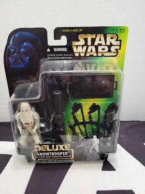 Deluxe Snowtrooper STAR WARS Power of the Force MIB NEW D1
