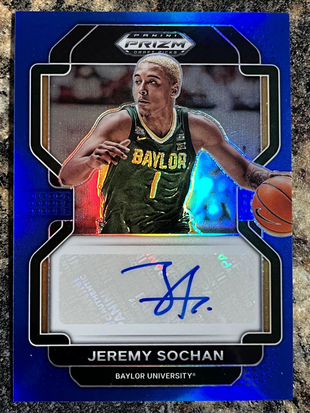 その他 2022 Panini Jeremy Sochan spurs 1/1 Jeremy Sochan 2022 Panini Prizm Draft Picks Auto Blue Prizm
