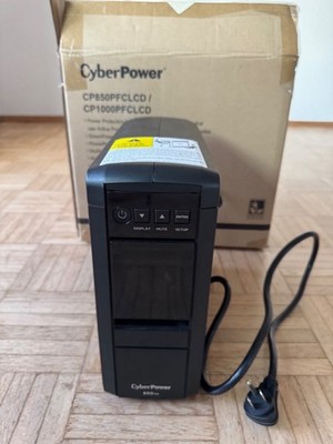 Cyberpower CP850PFCLCDa  US Model PFC Sinewave UPS 850VA 510W PFC Compatible