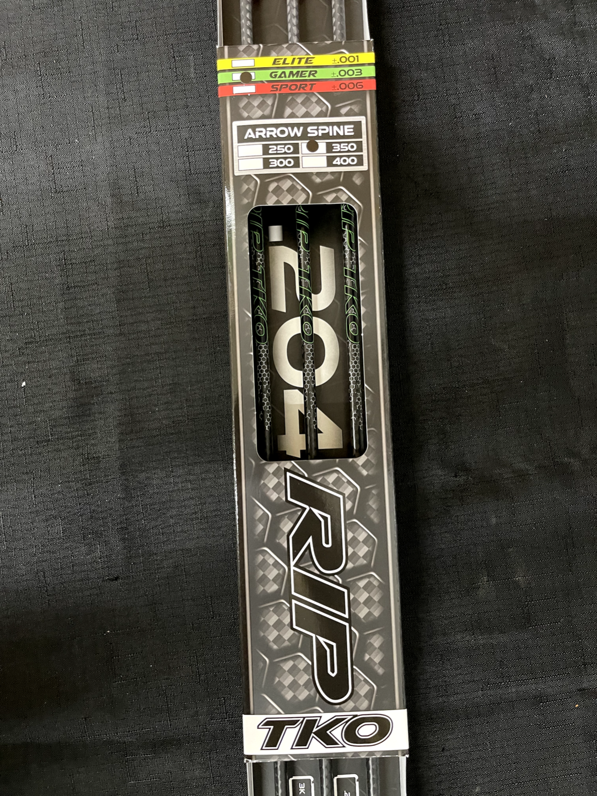 Victory RIP TKO Gamer V3 .003 350 .204 Hunting Arrow 6 Pack BRAND NEW - Picture 3 of 5