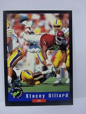 1992 Classic Draft Football Picks #73 Stacey Dillard RC Oklahoma Sooners