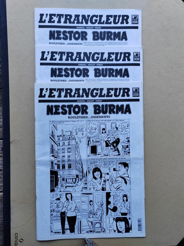 Etrangleur Tardi Barral   Journaux Nestor Burma Complet Boulevard Ossements