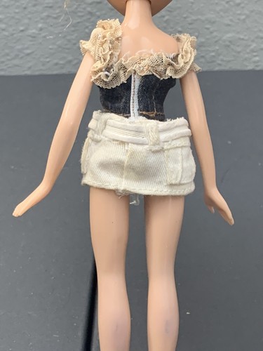 2002 BRATZ MEYGAN Strut It Top 10" Doll MGA RED HAIR Dresses With Skirt AS IS
