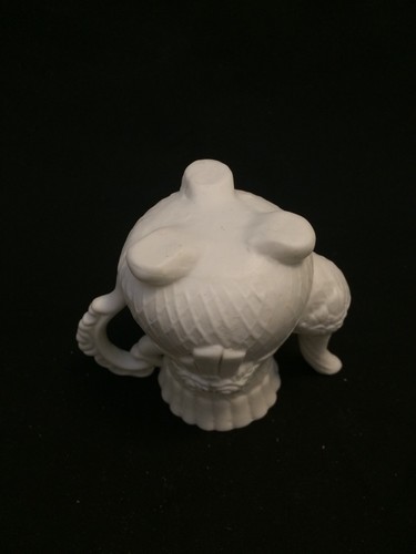 Vintage White Ivory Bisque Porcelain Dollhouse Miniature Tea Set