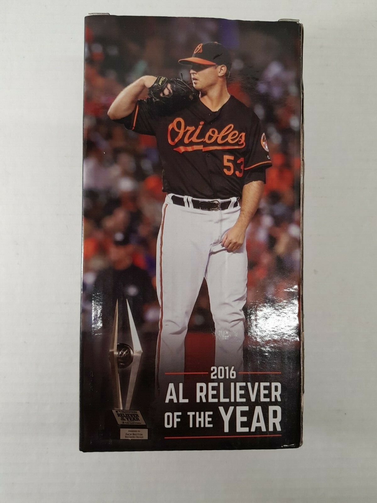 Zach Britton Baseball Bobblehead Baltimore Orioles 2016 AL Reliever the of Year