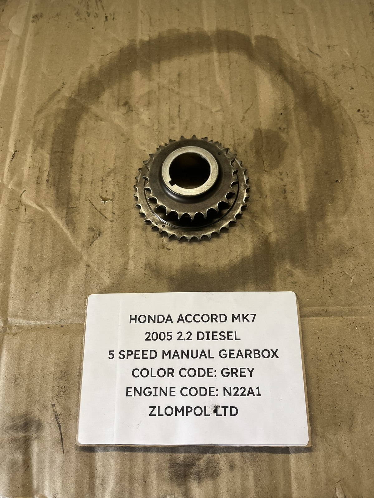 Honda Accord Mk7 2005 2.2 Diesel - Camshaft Timing Gear Pulley