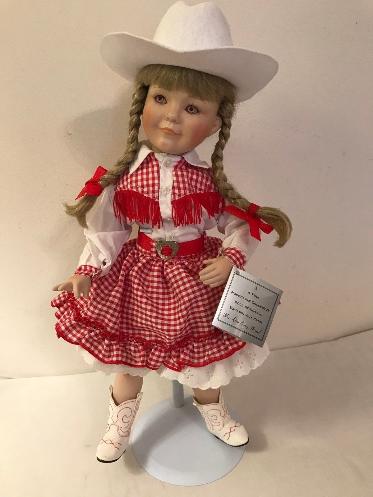 Country Line Dancers Austin & Amber Dolls by Karen Scott for Danbury Mint