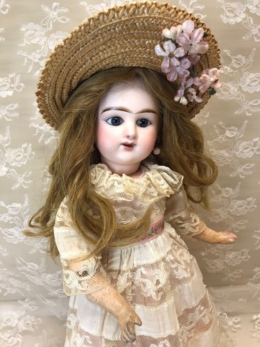 REDUCED Antique French 13” Rabery & Delphieu Bisque Doll