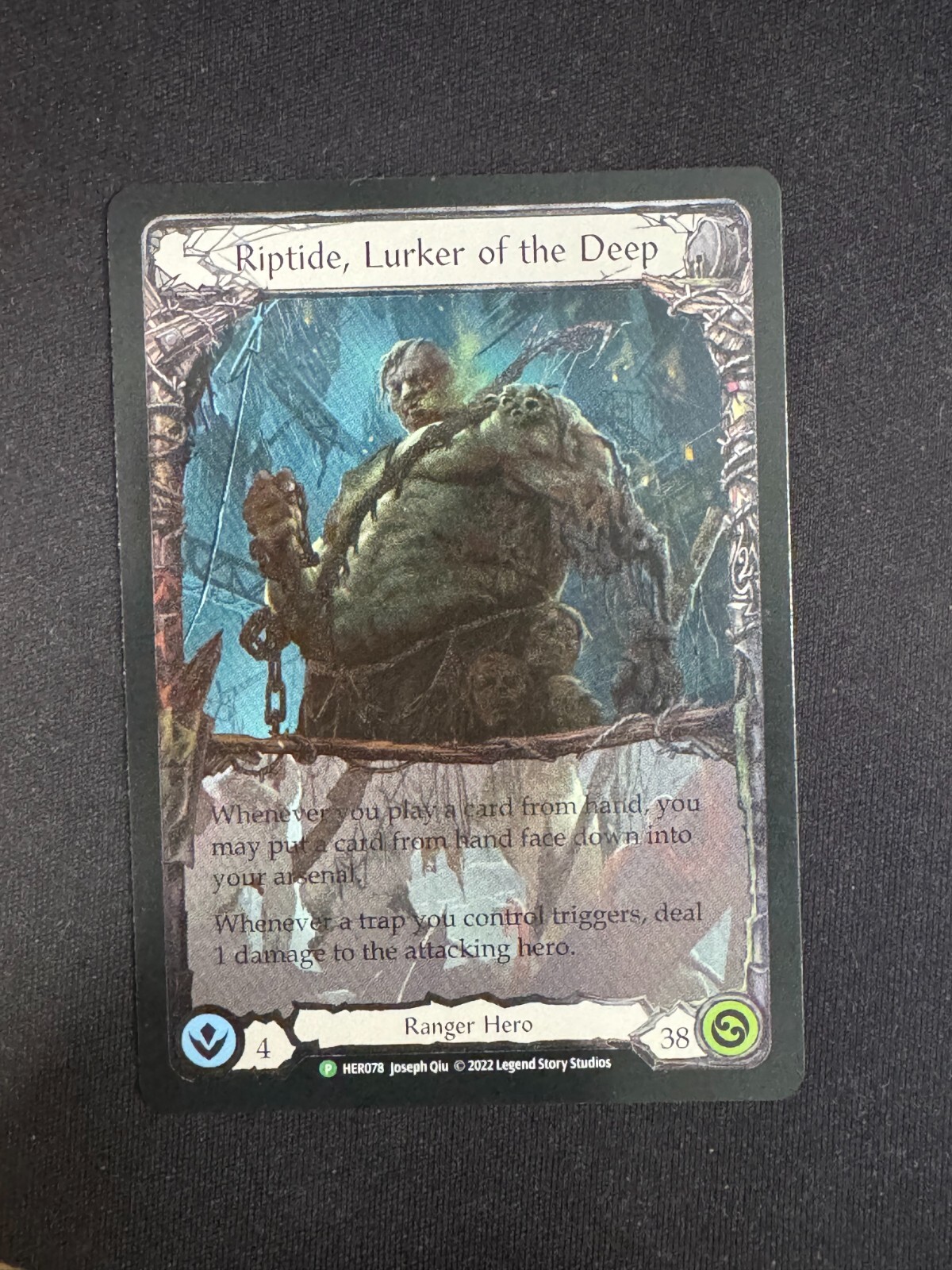 Riptide, Lurker of the Deep (HER078) COLD FOIL PROMO - Flesh