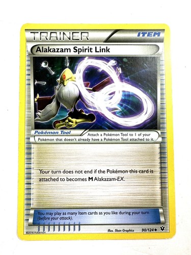 Alakazam 90/124 Fates Collide NM Regular Uncommon Pokemon Card
