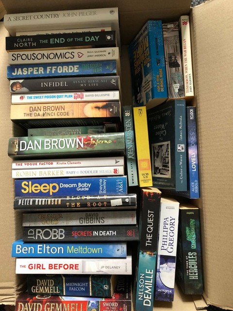 Bulk 110 books for $50 (the lot) Fiction Non Fiction Dan Brown Used