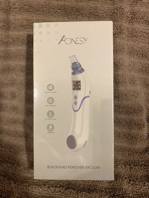Aonesy Blackhead Remover Vacuum Hot Cold 1200mah - White New Sealed