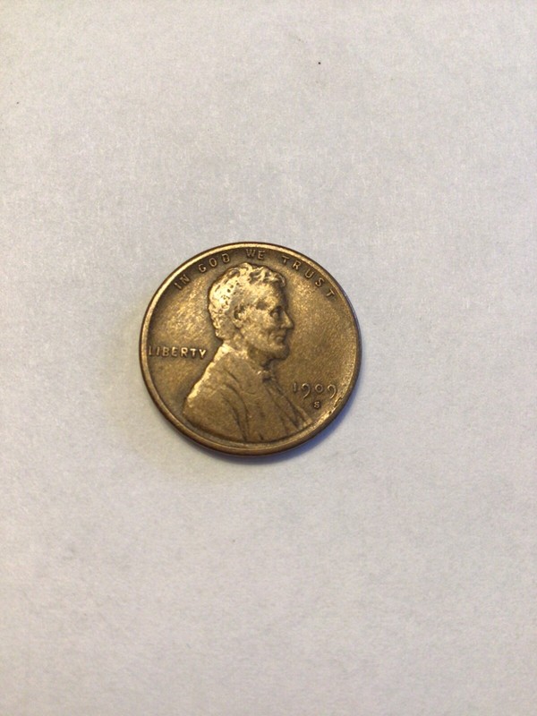 Stunning Estate Find 1909 S VDB Lincoln Wheat Cent Rare