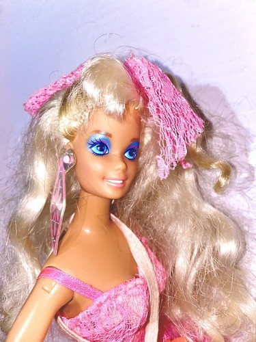 Barbie風 レトロポップ 古着 ワンピース Vintage Barbie “Belle” Orange Dress & Japan Closed Toe Heels