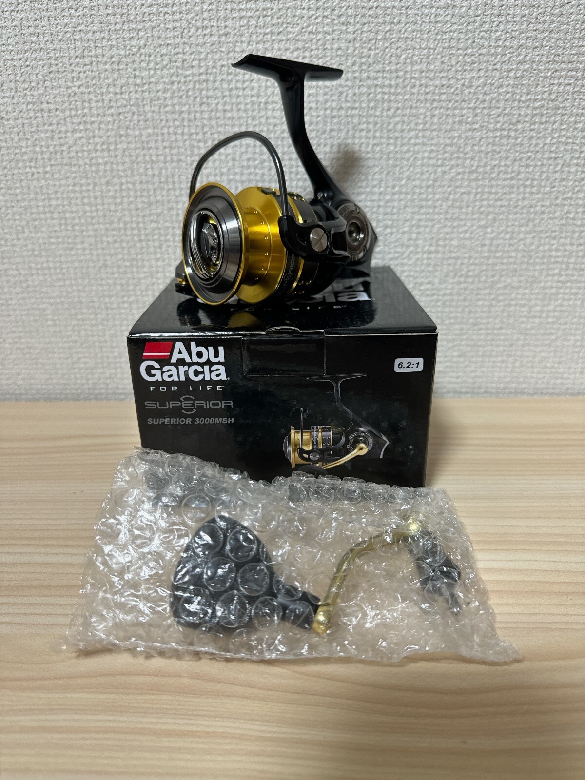 DAIWA - ABU Garcia SUPERIOR 3000SH 新品未使用品 Abu Garcia Spinning Reel Superior 3000MSH Fishing Big round