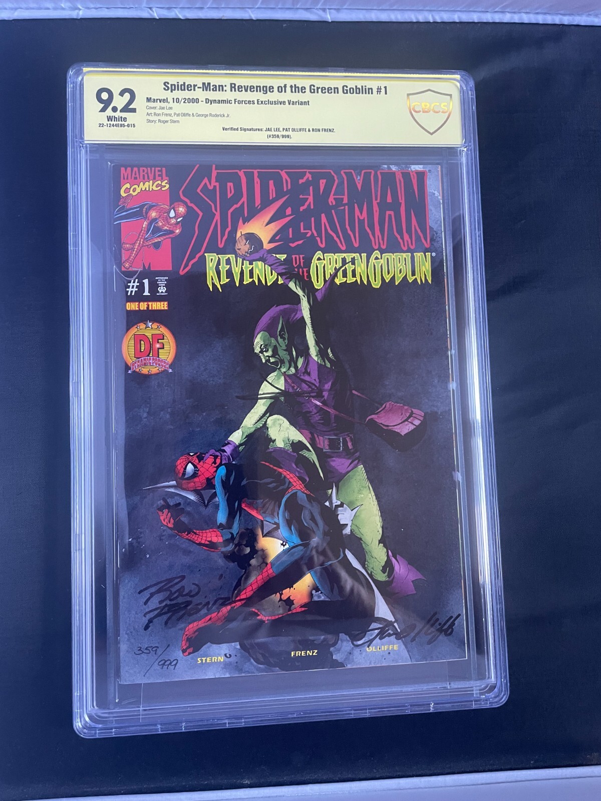 SPIDER-MAN: REVENGE OF GREEN GOBLIN #1 - CBCS 9.2! !LEE