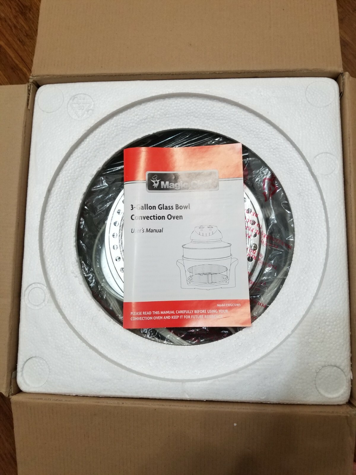 Magic Chef 3-Gallon Glass Bowl Convection Oven