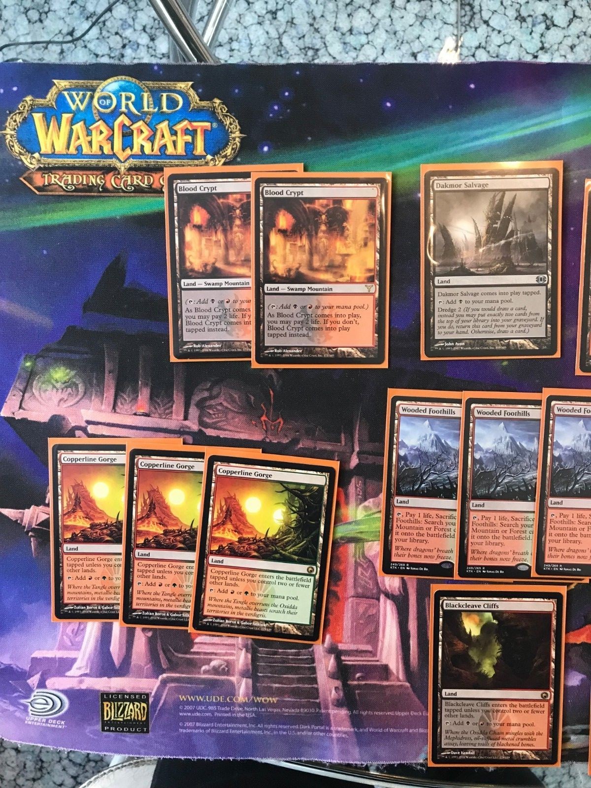 MTG Modern Dredge full deck: many foils!  (see description for card conditions)