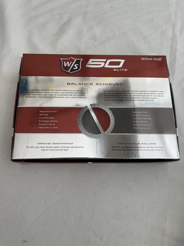 Wilson Staff 50 Elite Golf Balls 12 Total Balls