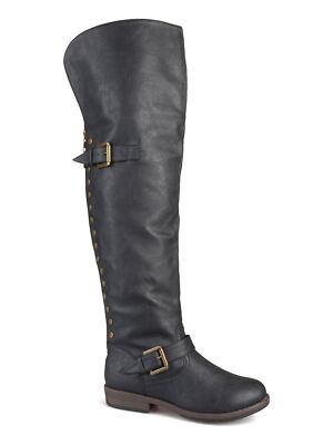 

JOURNEE COLLECTION Женские черные сапоги Kane Riding Boot со скрытым карманом, Черный, KANE-BLK-090WC