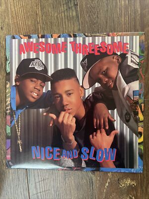 Awesome Threesome Nice And Slow PROMO SINGLE Vinyl Record Album NM
