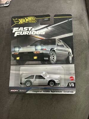 2024 HOT WHEELS FAST & FURIOUS TOYOTA AE86 SPRINTER TRUENO 1/5     