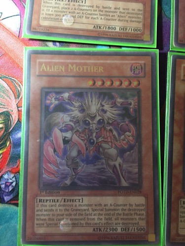 Yugioh Alien Card Lot/ Alien Warrior X3/ Alien Kid X2 Ultimate