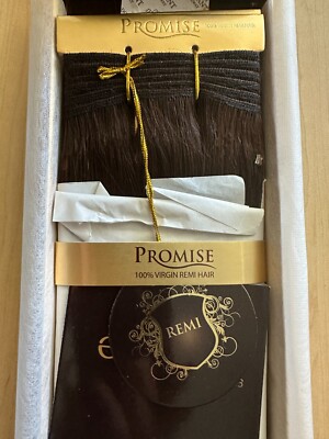 Enstyle #4 Dark Brown 14'' Virgin Remy Straight Human Hair Weft Sew-In Extensions