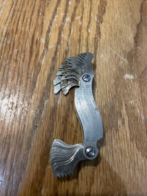 Lufkin Rule Company No. 73D Thread Pitch Gage USA